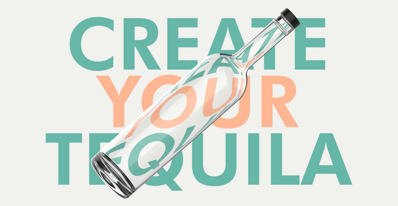 InBarrel custom tequila bottle